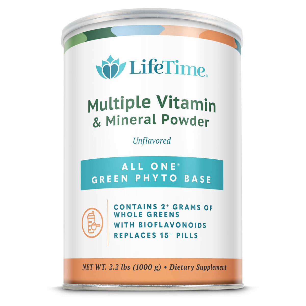 ALL ONE Rice Base daily scoop stirred into water for convenient complete nutrition.