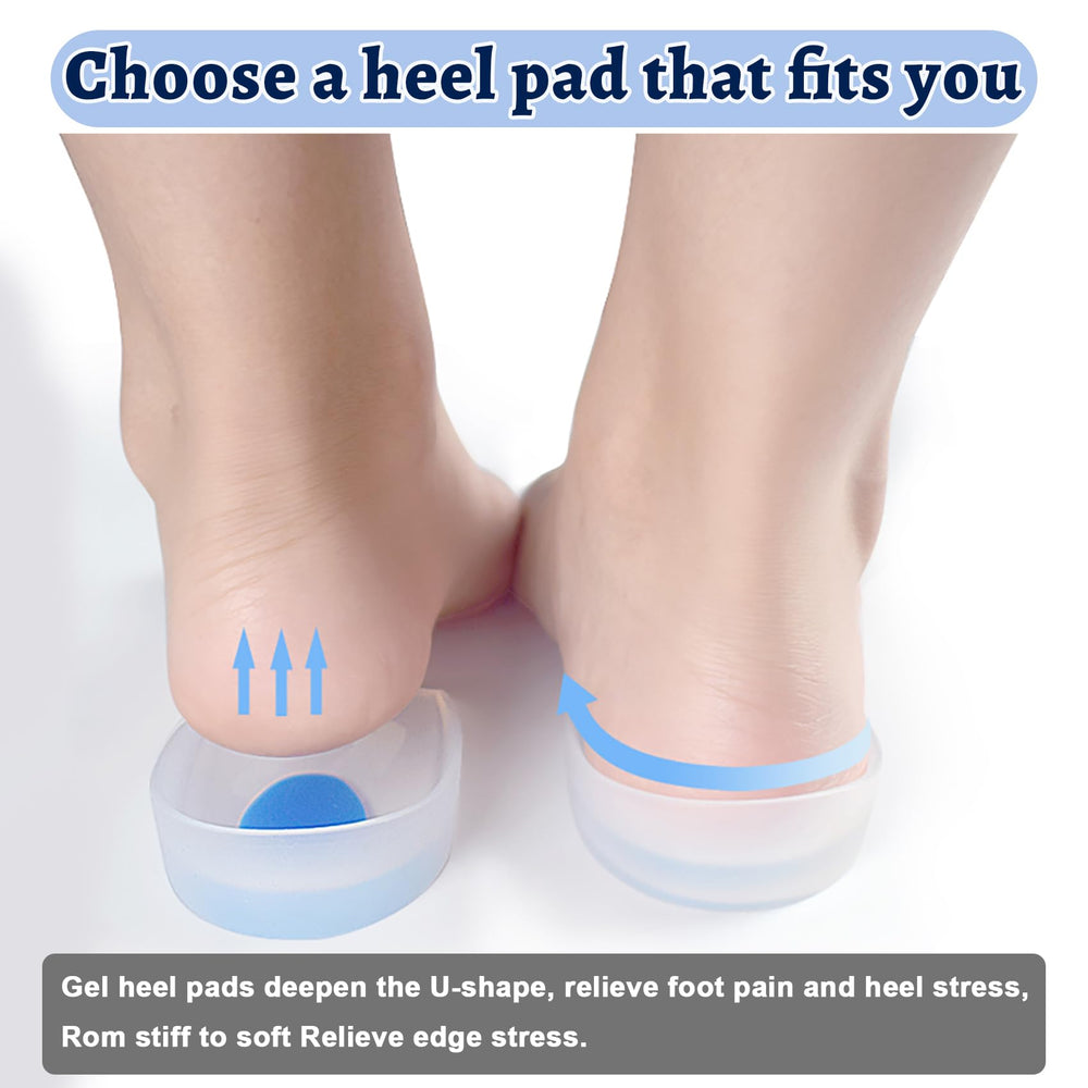 All One Tech compact heel cups for comfortable daily wear in shoes.