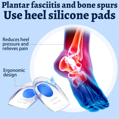 All One Tech heel cups provide soothing support for heel pain in daily life.
