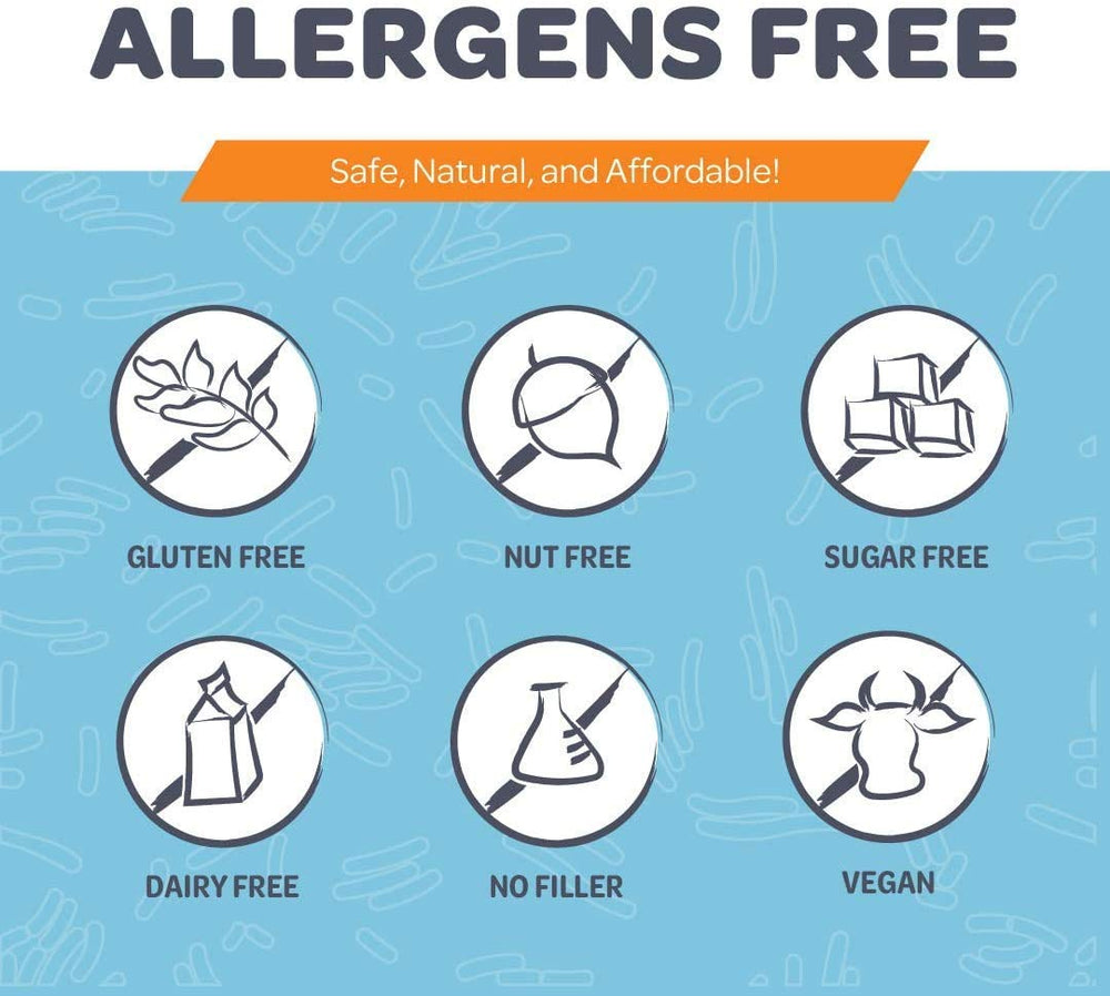 Lab-tested All-Star Bio-Heal probiotic with 60 servings per bottle