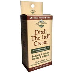All Terrain Ditch The Itch Cream being applied outdoors for on-the-go relief.