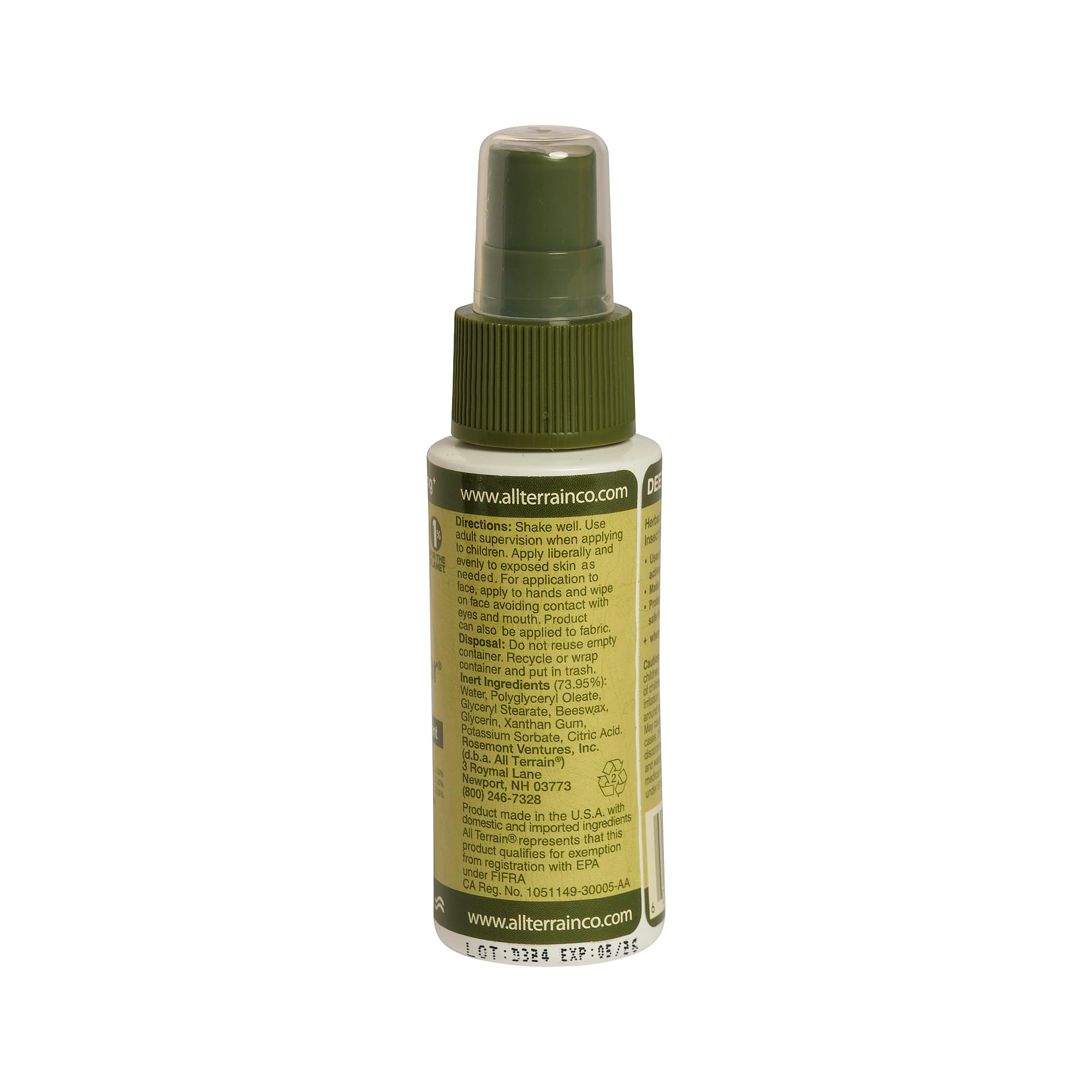 All Terrain Herbal Armor pump in use showing quick application.