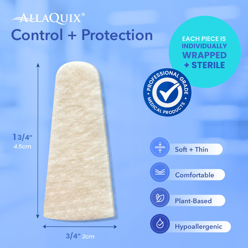 AllaQuix Nose Bleed Stopper plug inserted gently for comfortable placement.