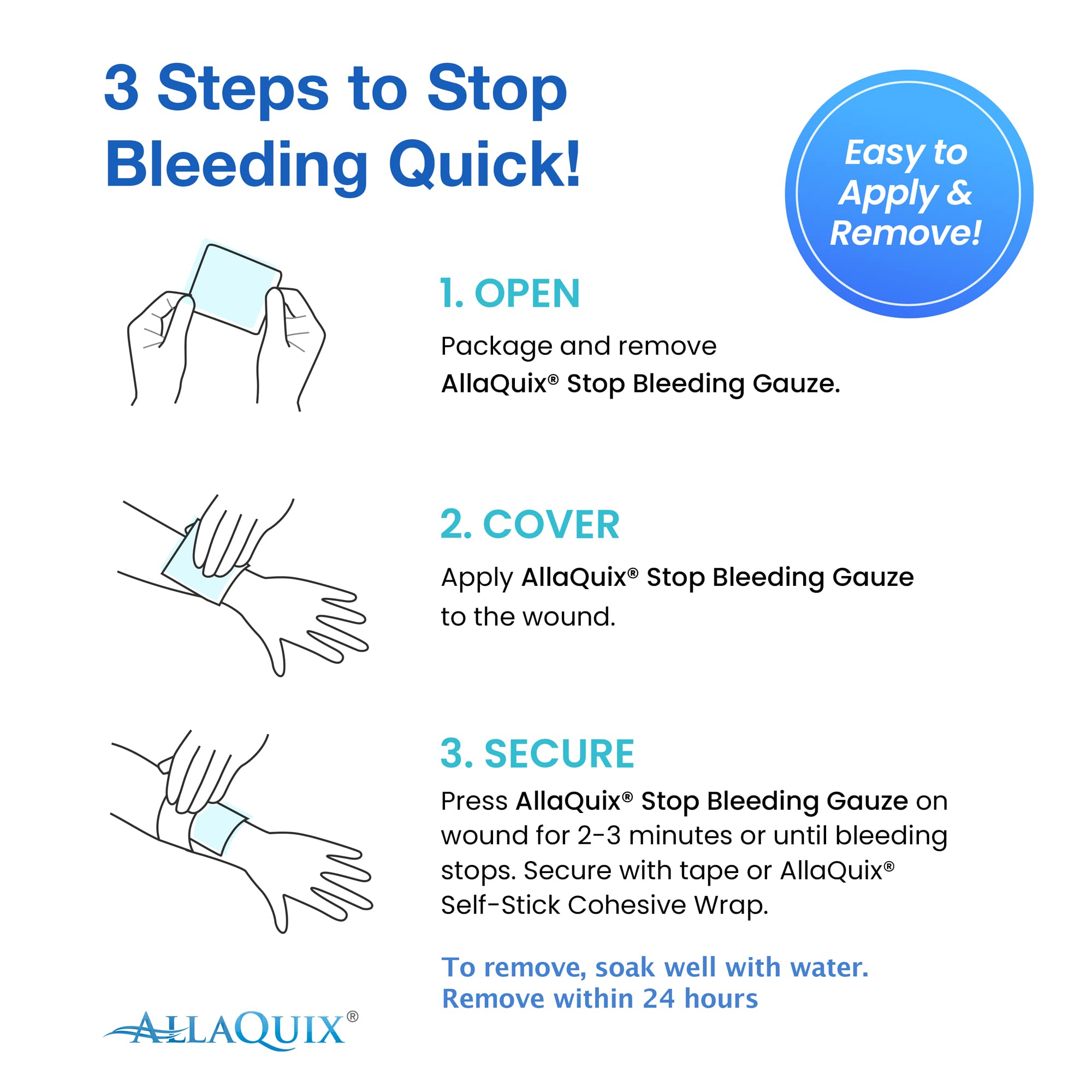 AllaQuix shellfish allergy caution label directs safe usage considerations.