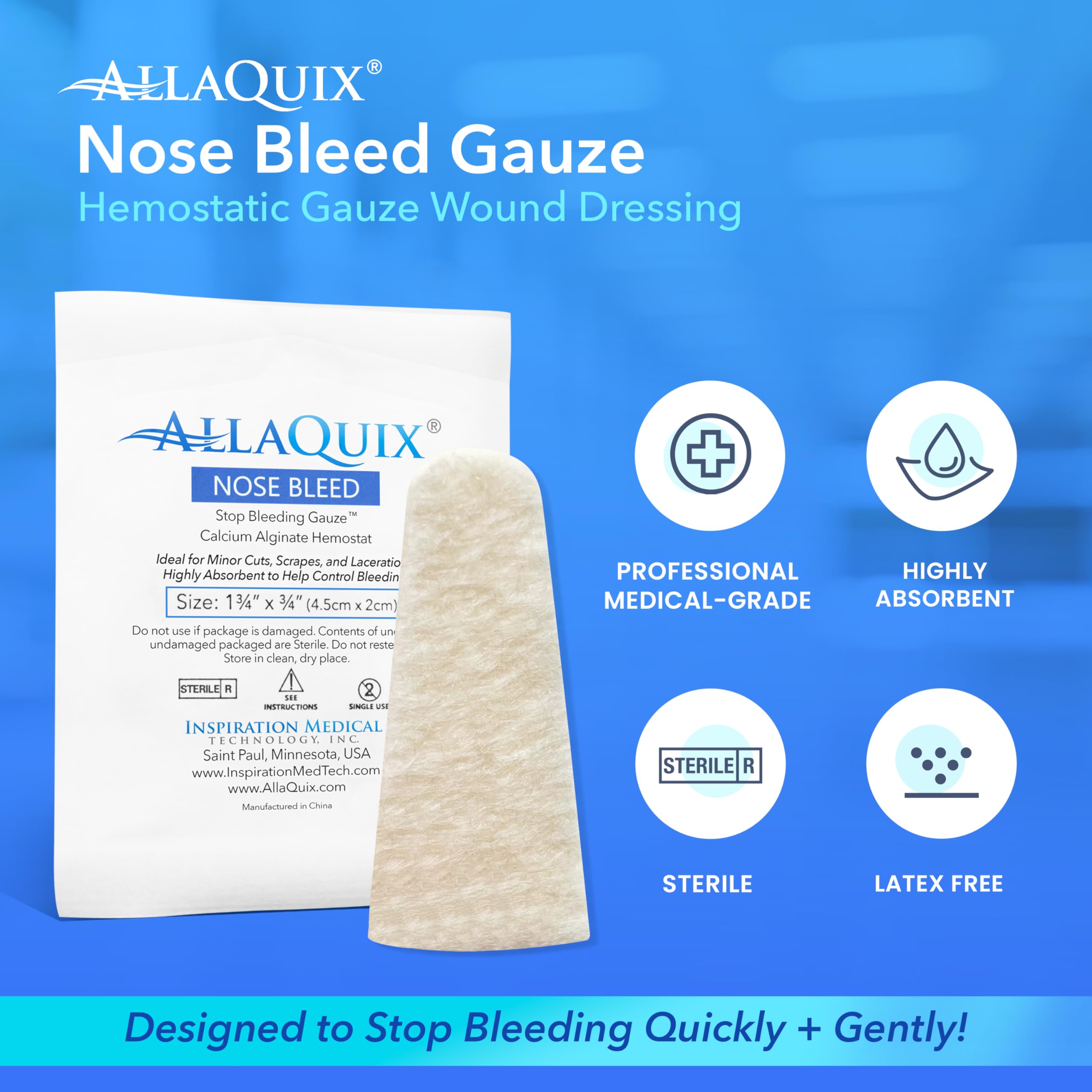 AllaQuix travel-ready packaging fits in compact kits and bags.