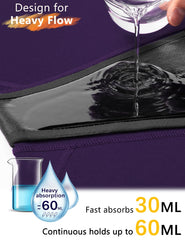 ALLBASE washable period boxers for overnight wear and discreet protection