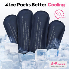 ALLCAMP Insulin Cooler bag with ice packs provides reliable cooling.