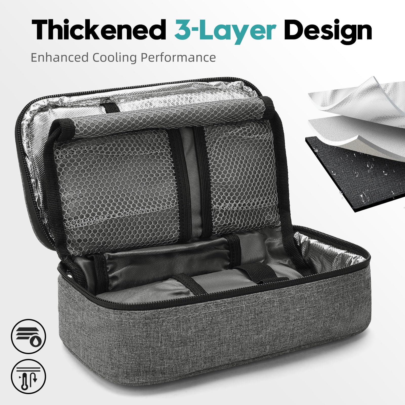 ALLCAMP multi-layer insulation helps maintain stable temperatures during travel and daily activities.