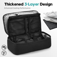 ALLCAMP travel case organizer interior secures supplies with elastic loops.
