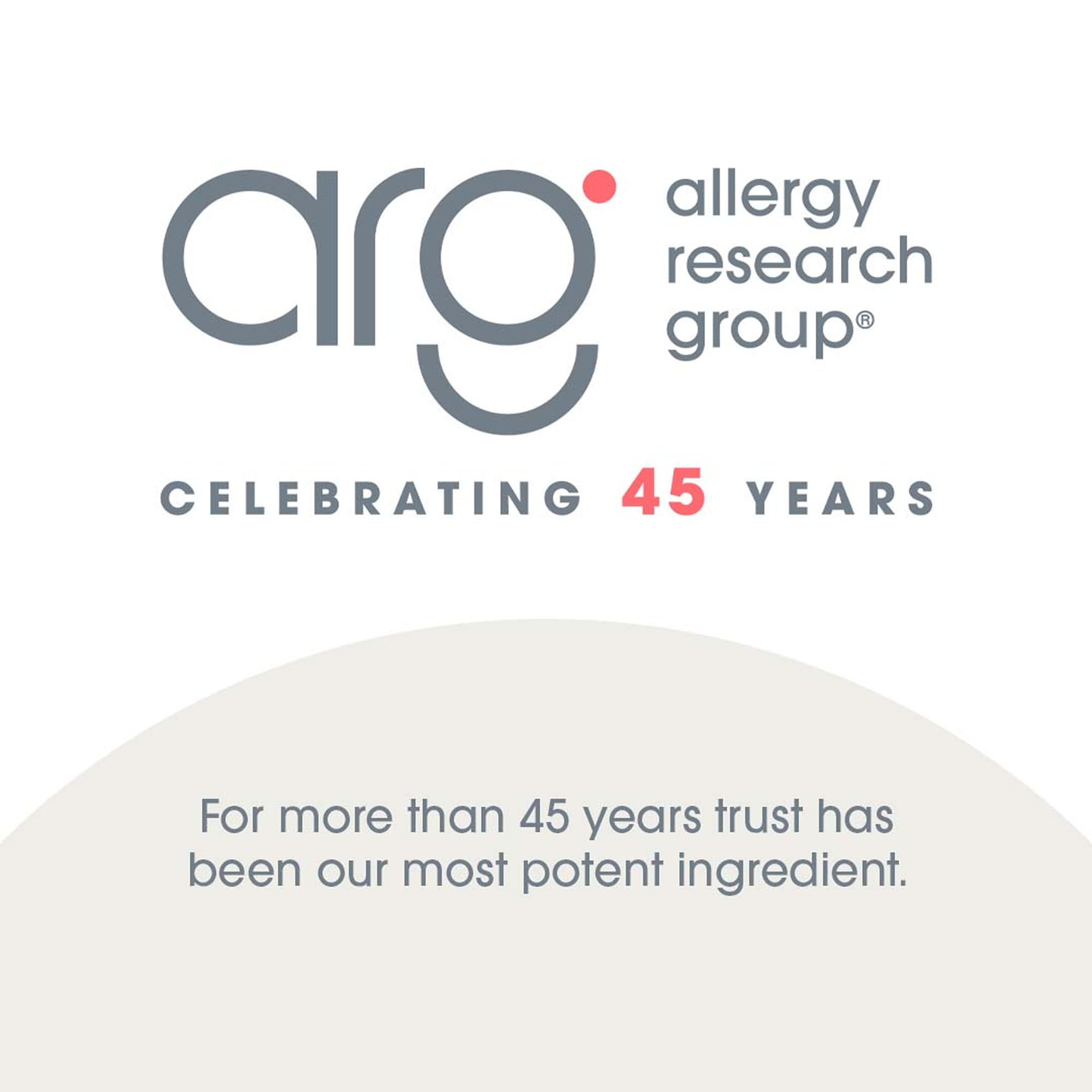Allergy Research Group 120-count bottle offers convenient daily dosing