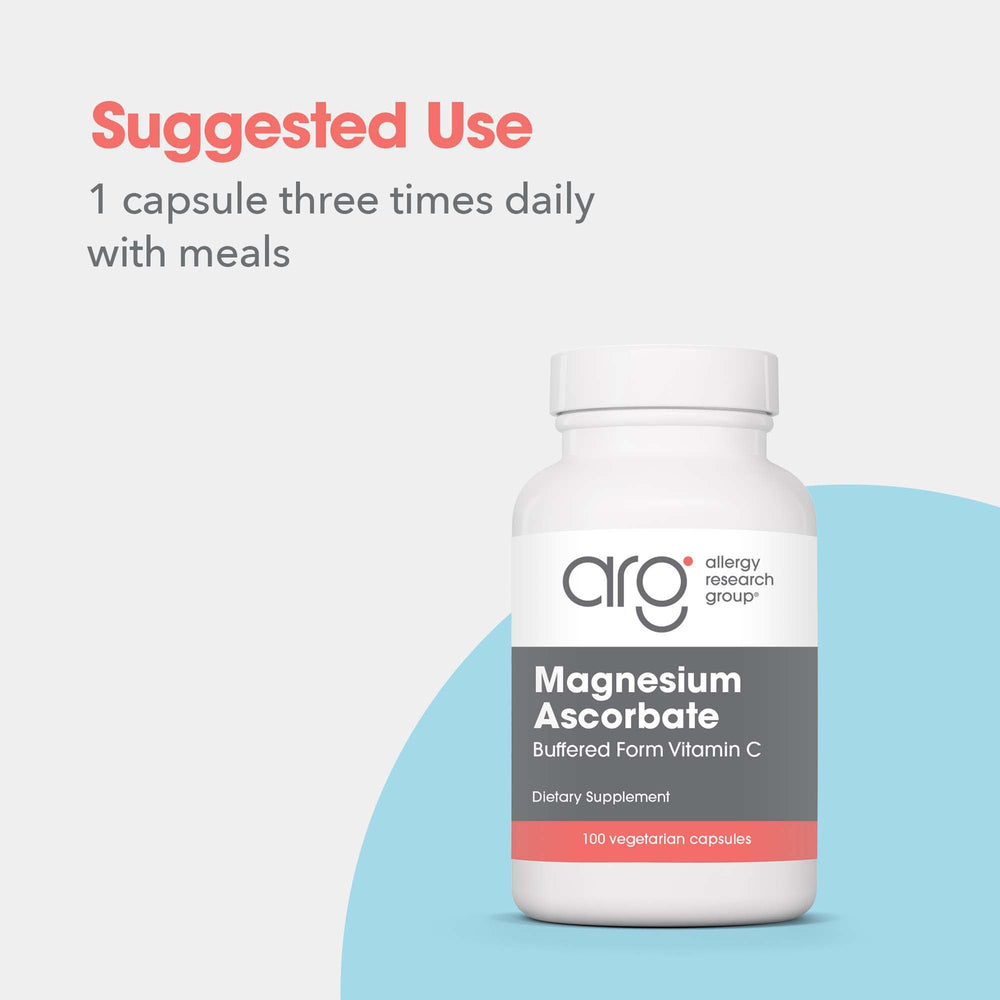 Allergy Research Group bottle side view with neutral pH messaging.