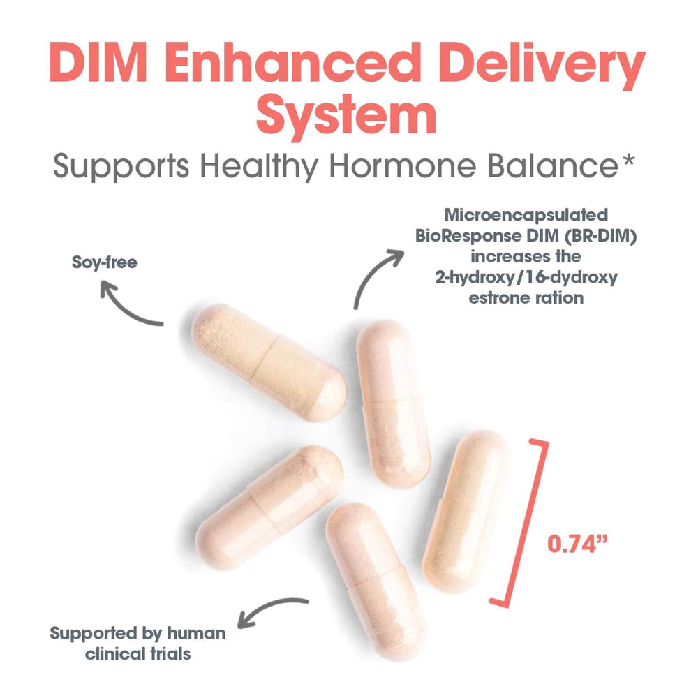 Allergy Research Group DIM bottle pour demonstrates easy dosing routine