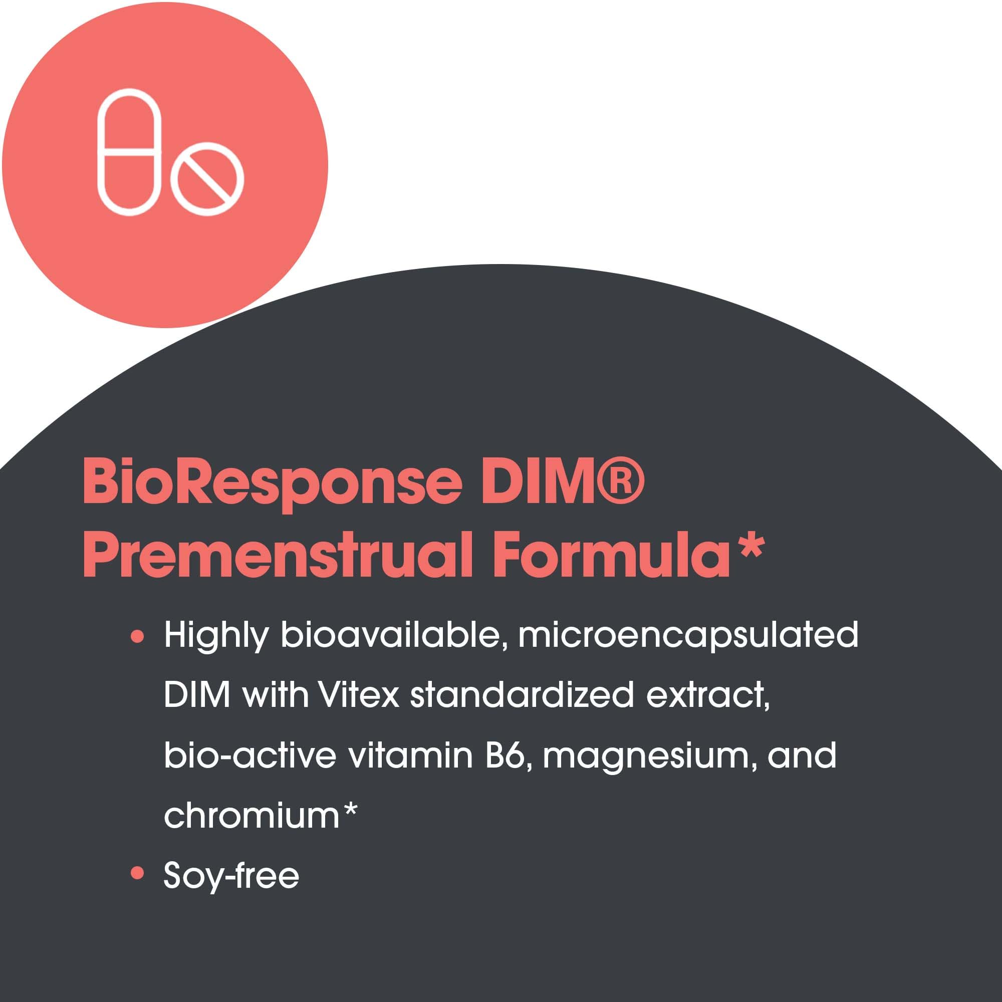 Allergy Research Group DIM Vitex bottle on table communicates a hypoallergenic, vegetarian formula