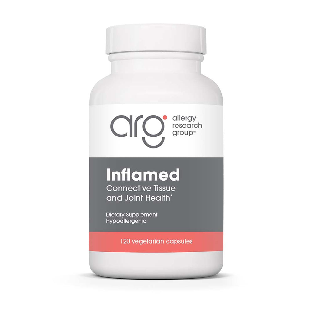 InflaMed bottle front by Allergy Research Group supports active joint comfort