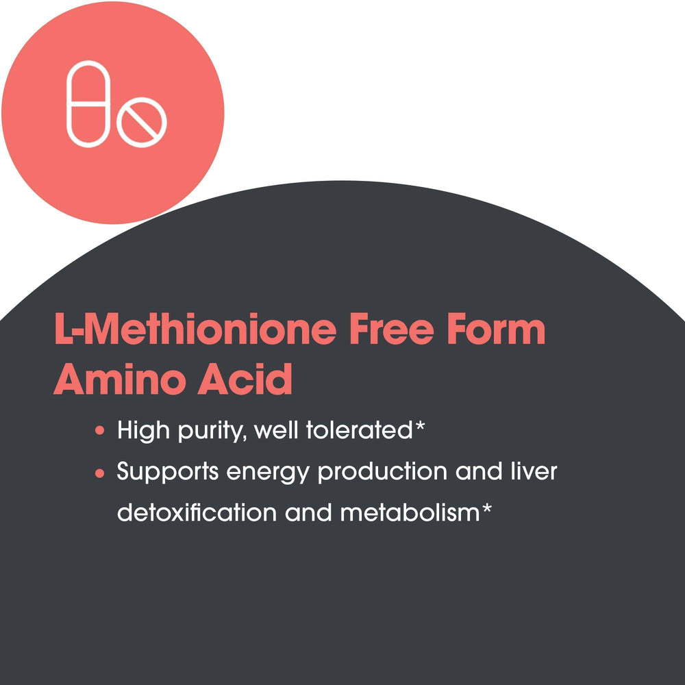 Capsule taken between meals for L-Methionine use
