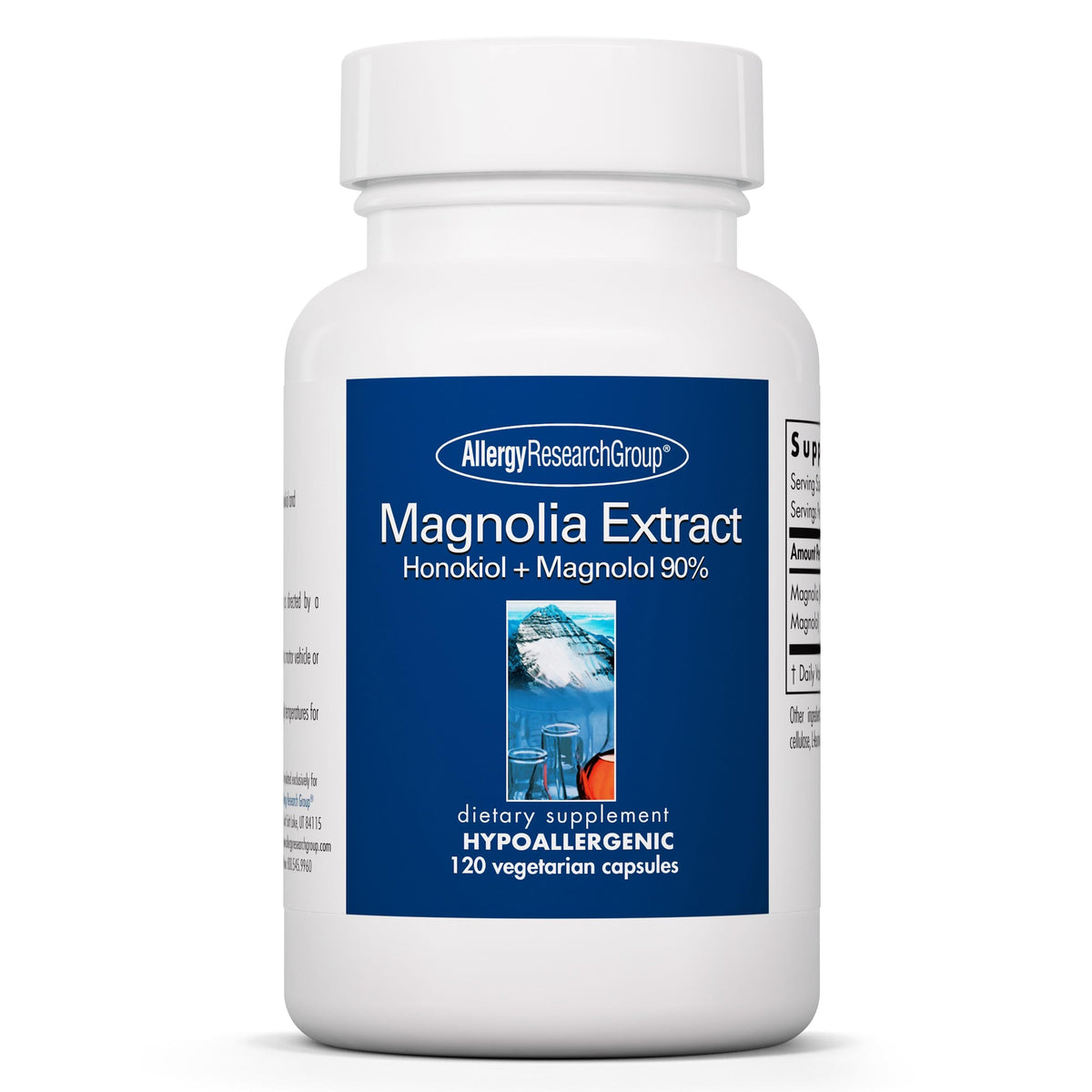 Allergy Research Group Magnolia Extract bottle for stress support and wellness