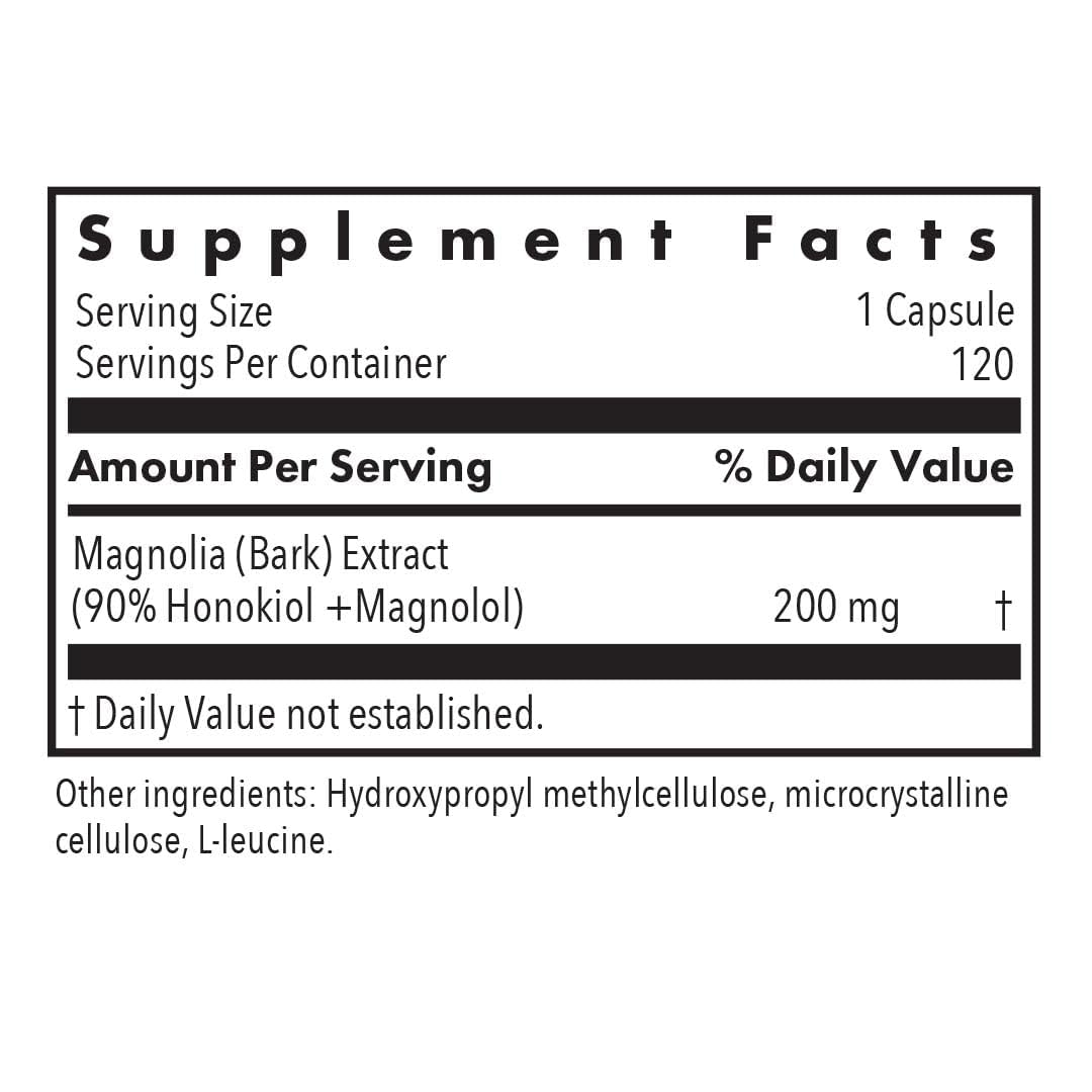 Allergy Research Group Magnolia Extract capsules for convenient daily use