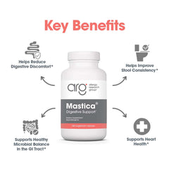 Allergy Research Group Mastica packaging on shelf highlights premium digestive health support