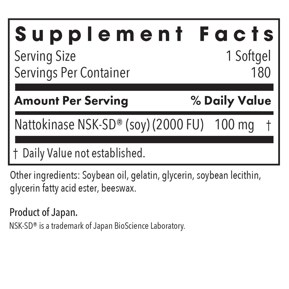 Nattokinase softgels closeup by Allergy Research Group demonstrates easy daily use.