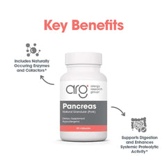 Allergy Research Group Pancreas Pork Supplement pancreas tissue image signals high-quality sourcing