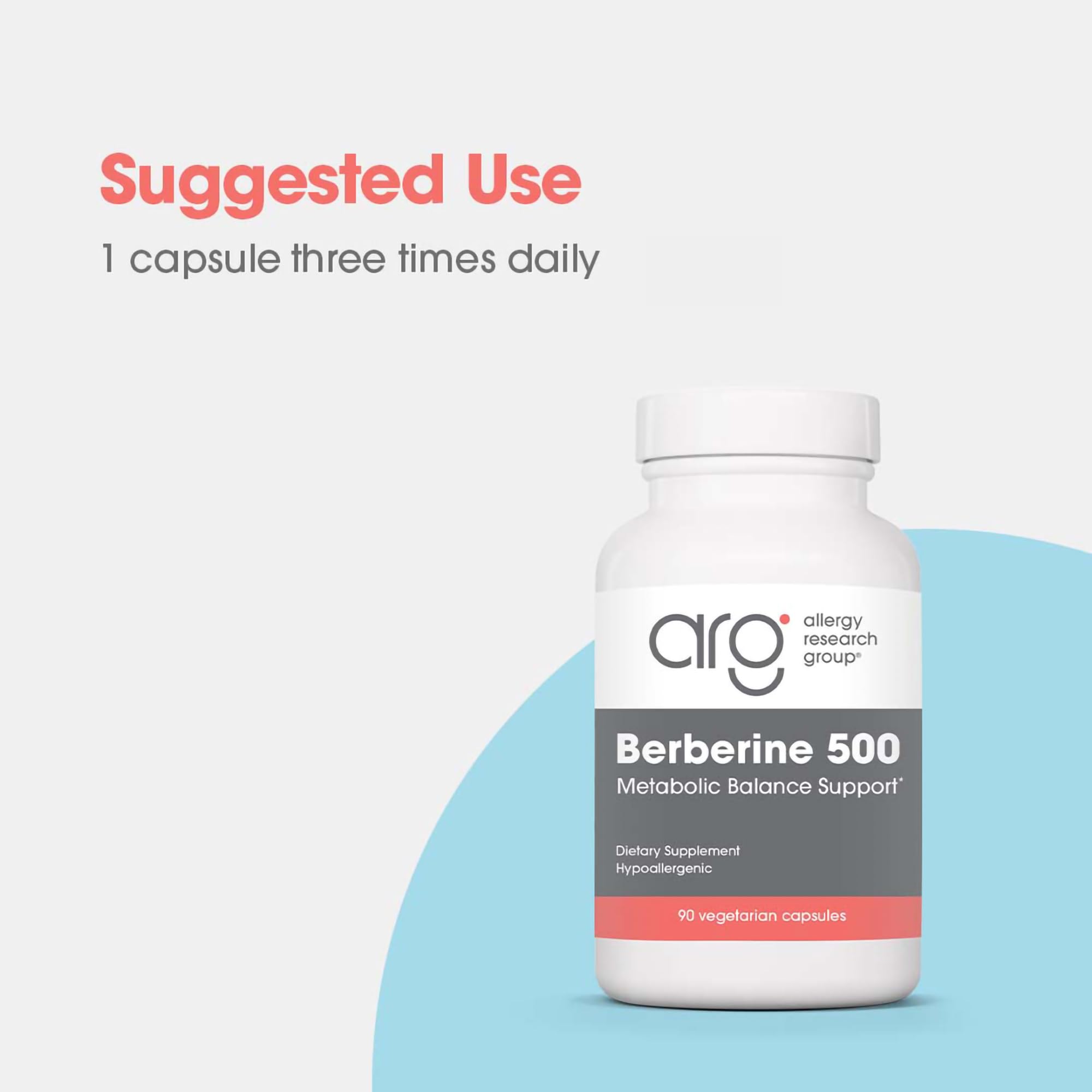 Allergy Research Group vegetarian capsules illustrate hypoallergenic, plant-based supplement option.