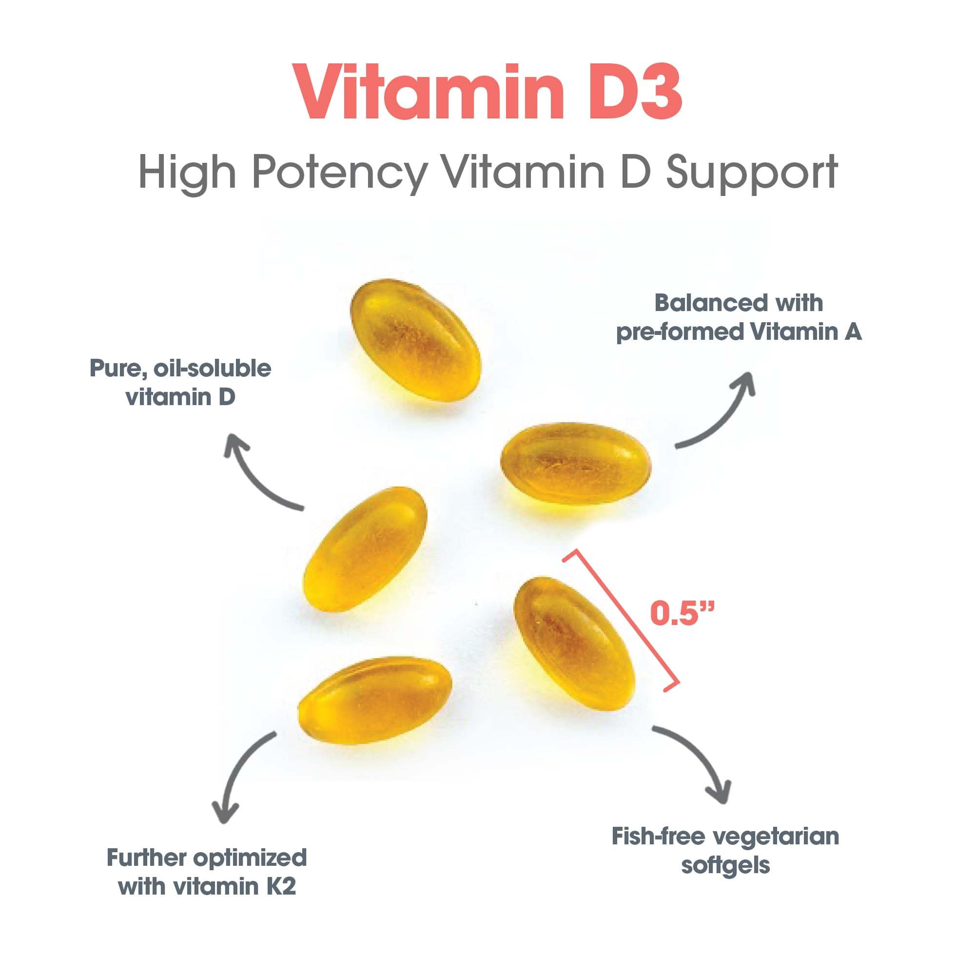 K2 menaquinone-7 component highlighted for synergistic daily support.