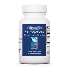 Allergy Research Group Zen GABA L-Theanine capsules for non-drowsy calm support