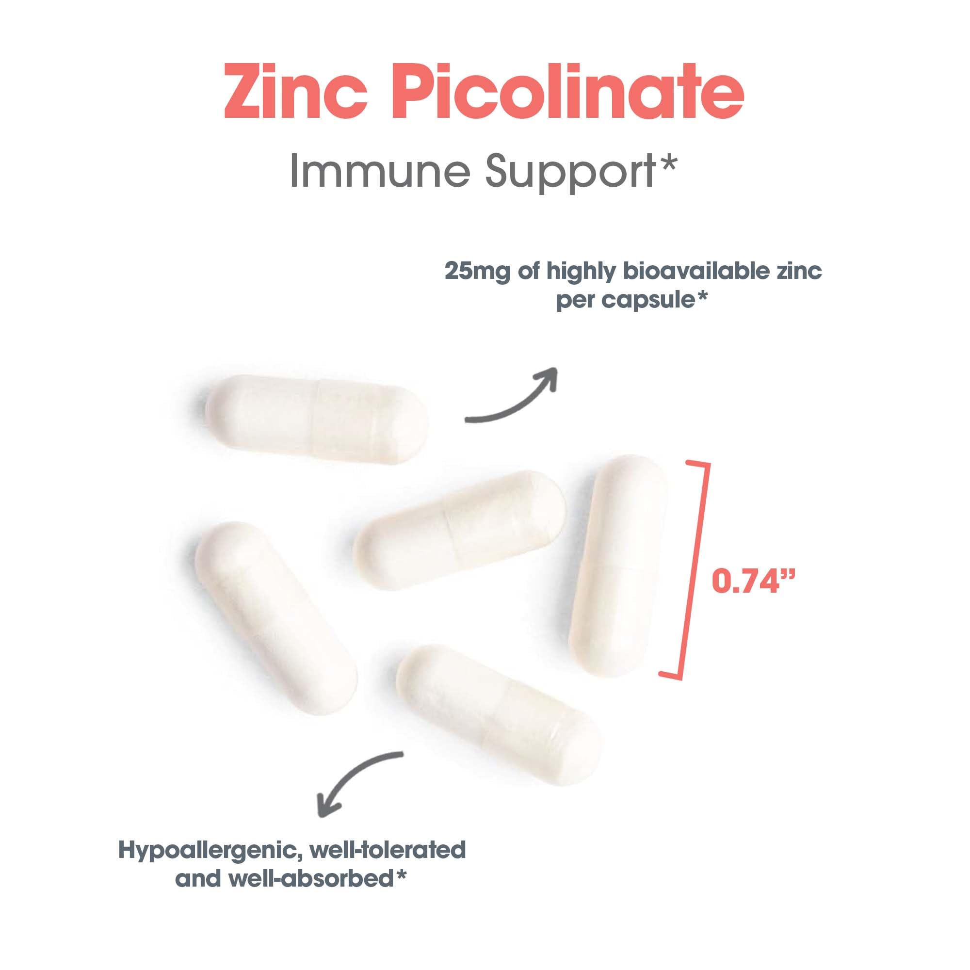 Vegetarian capsules suggest hypoallergenic and pure ingredients