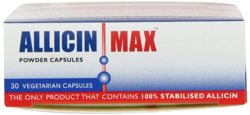 AllicinMax dissolution action shows capsules dissolving for easy absorption.