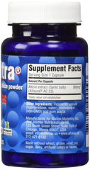 Close-up of ALLIMAX AlliUltra capsules highlighting stabilized allicin potency.
