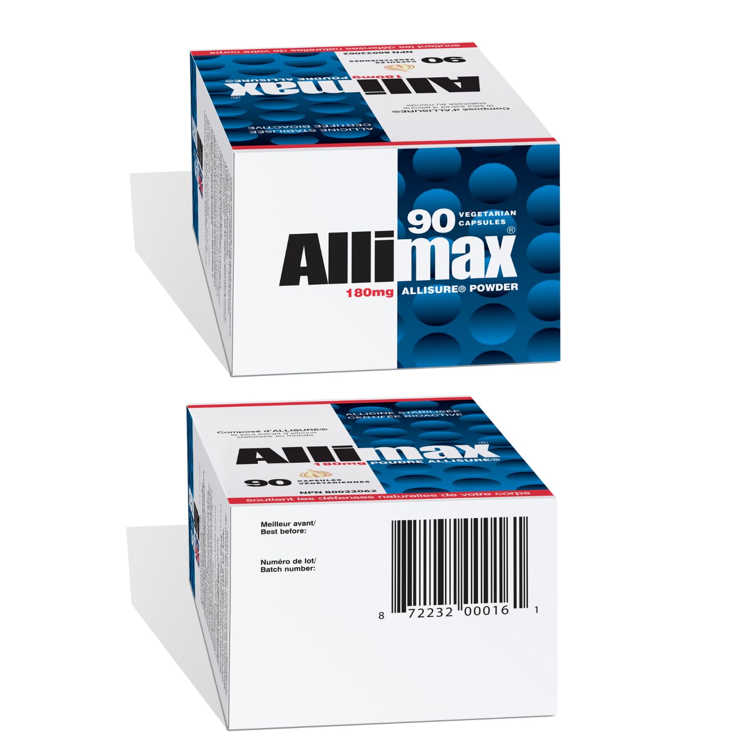 ALLIMAX capsule dissolves in stomach for easy absorption.