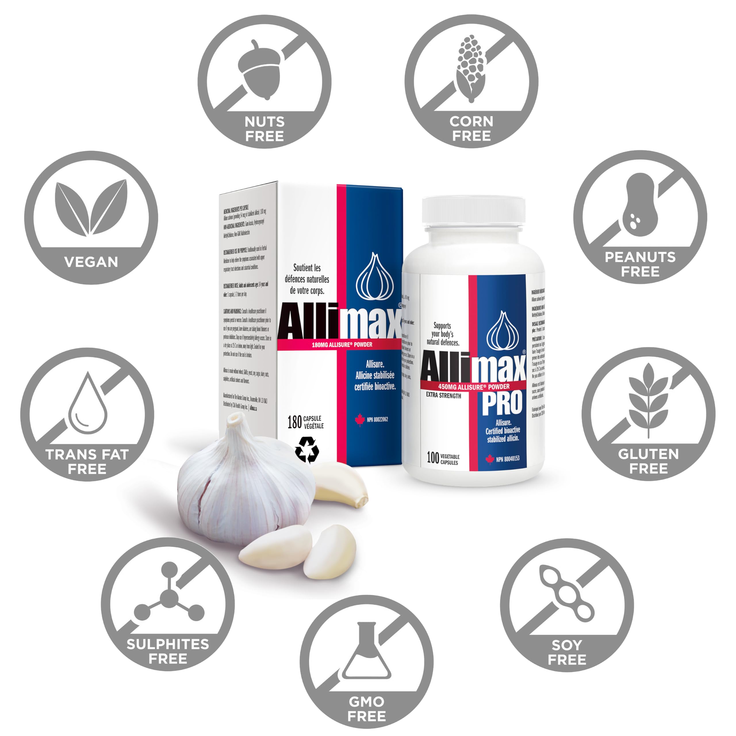 Allimax immune-support capsule highlights daily convenience and potential immune benefits