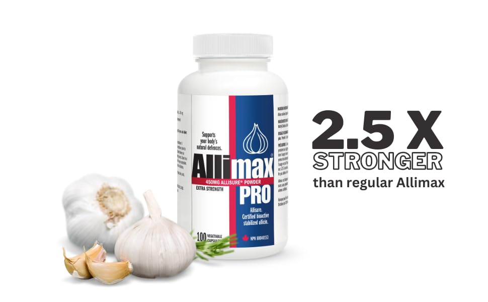 ALLIMAX Allimax Pro brand packaging artwork with label.