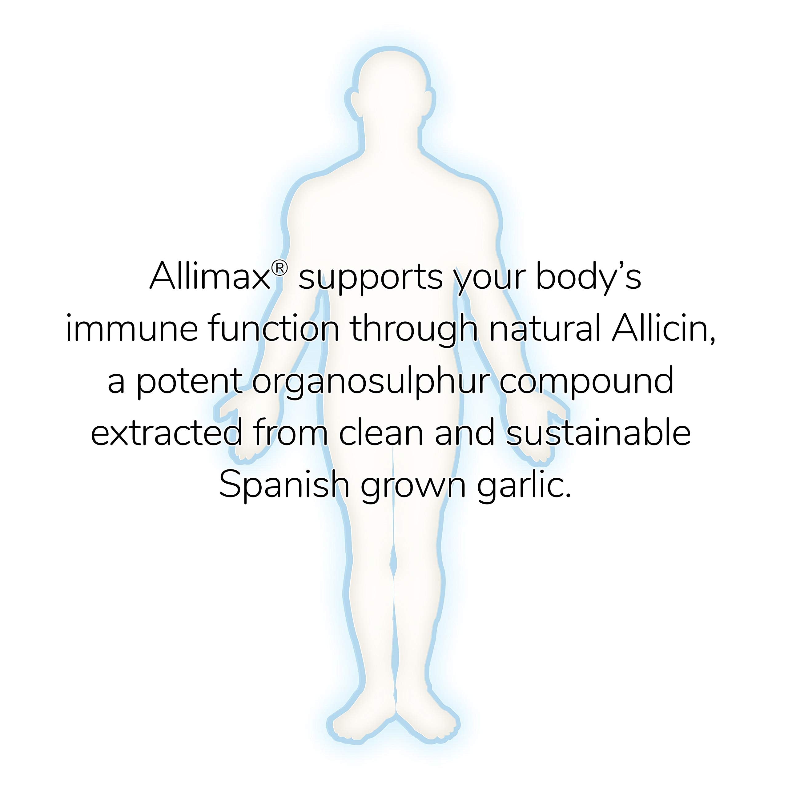 ALLIMAX Allimax Pro packaging design communicates Spanish garlic origin.