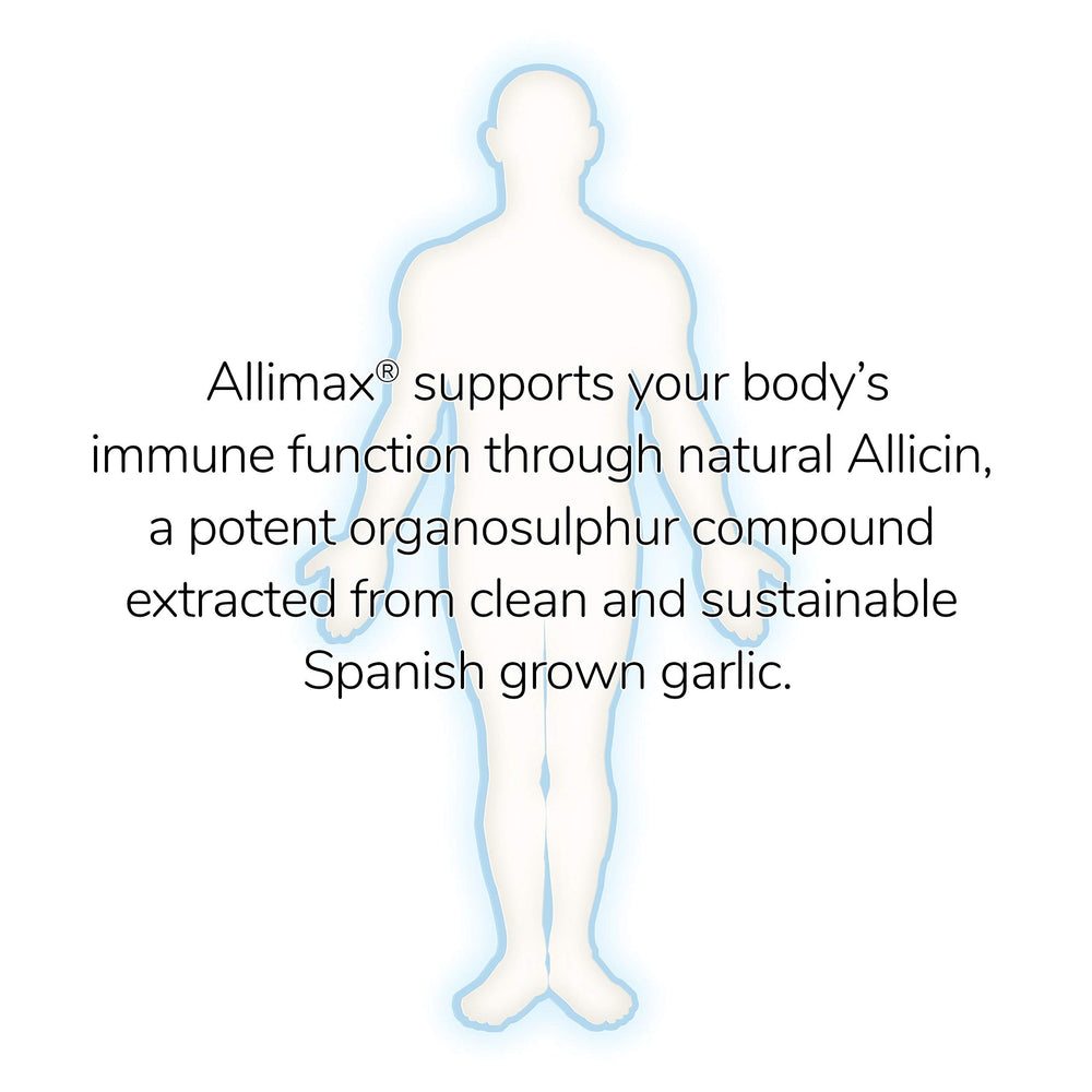 ALLIMAX Allimax Pro packaging design communicates Spanish garlic origin.