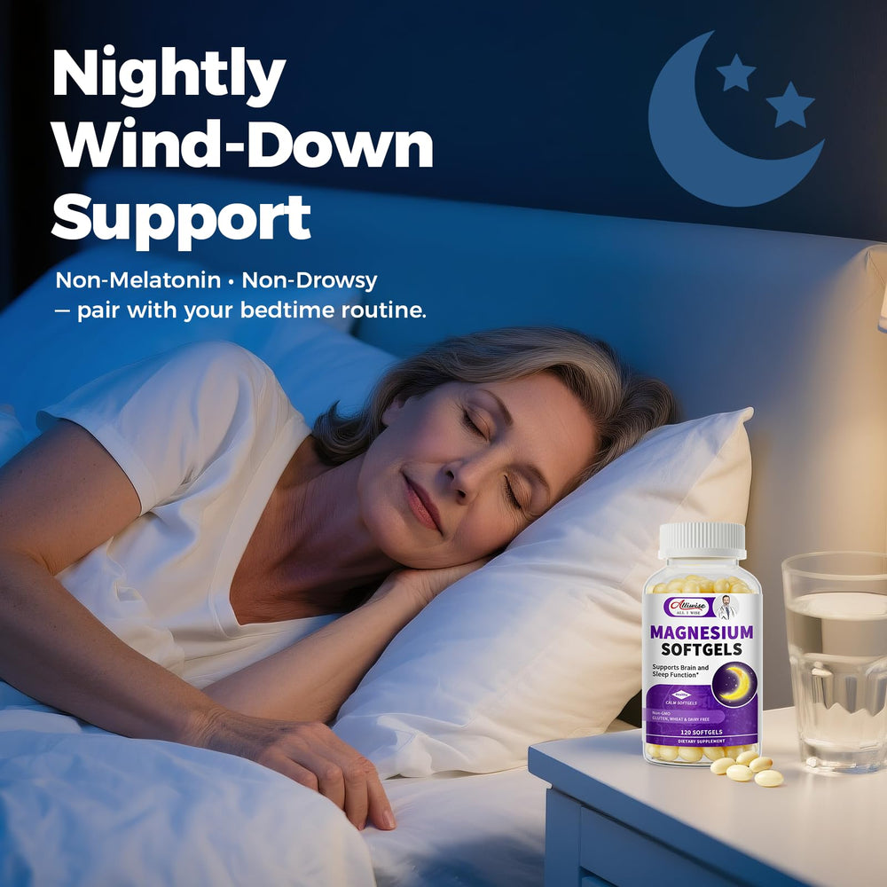 Alliwise night-time routine support for calm wind-down without grogginess