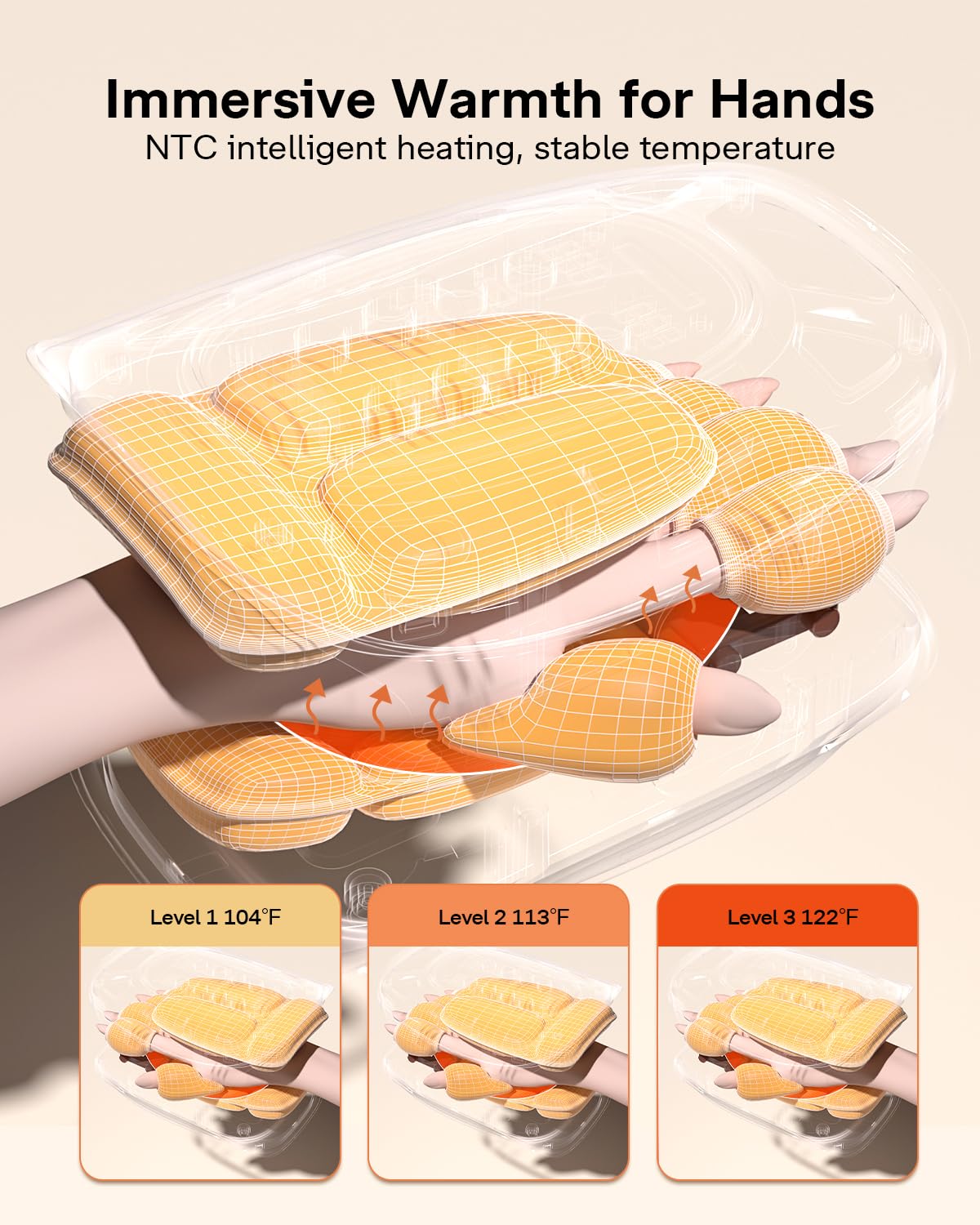 ALLJOY hand massager ambidextrous design fits both hands comfortably