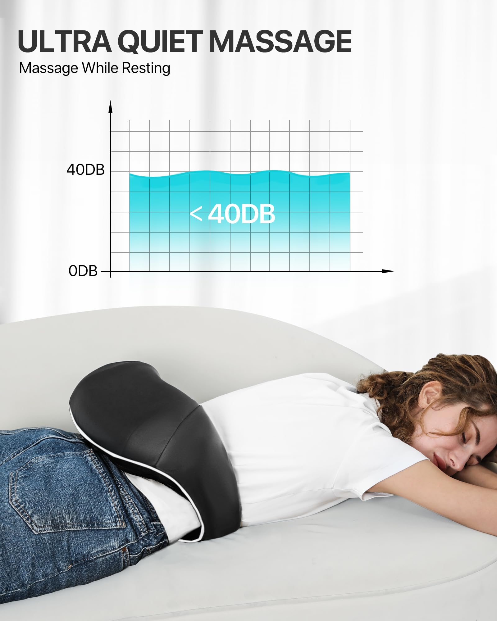 AllJOY Neck Massager car adapter enables on-the-go relaxation.
