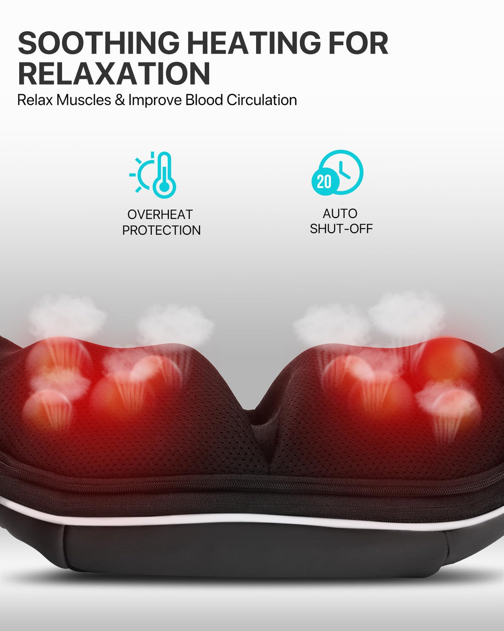 AllJOY Neck Massager storage bag keeps the device organized and ready.