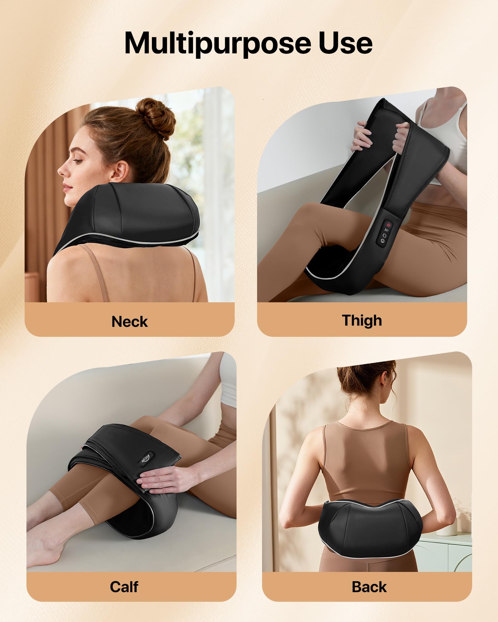 ALLJOY storage bag included for elegant, travel-ready organization