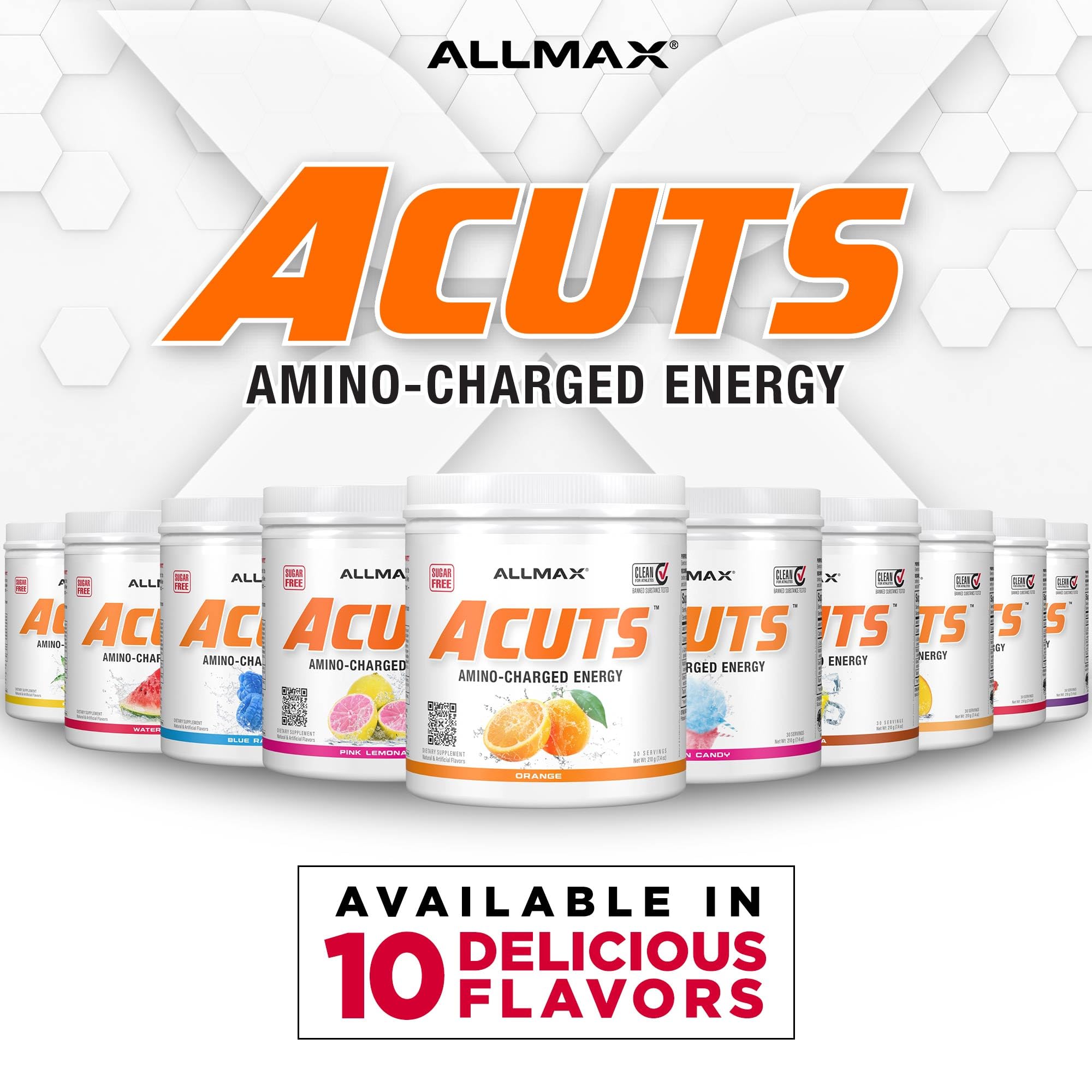 ALLMAX AMINOCUTS pina colada spout pour indicates quick, mess free preparation.