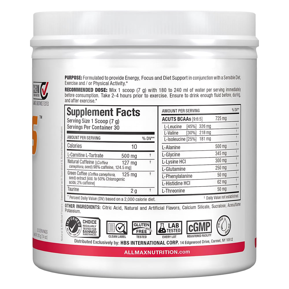 AMINOCUTS powder dissolves smoothly in water for quick hydration.