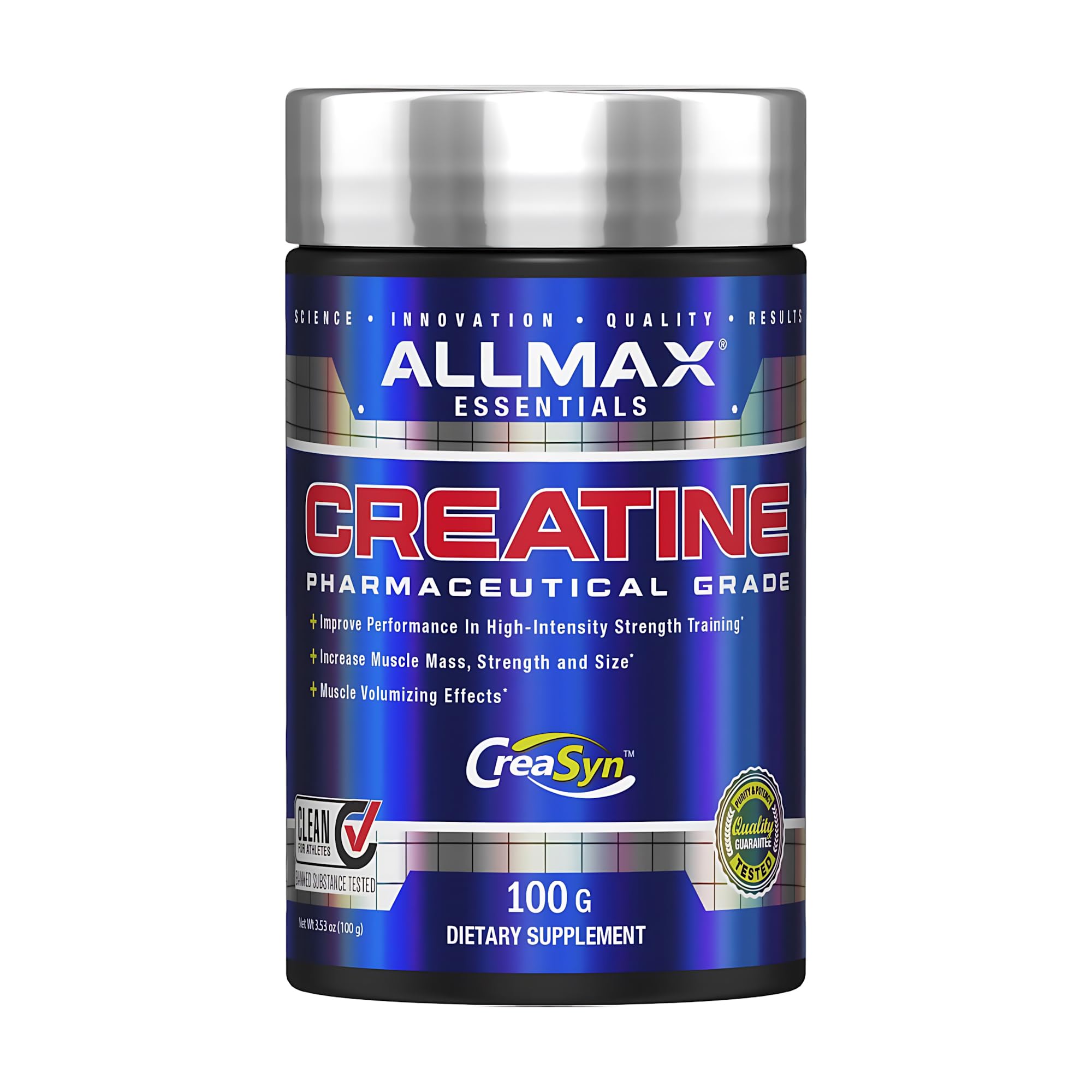 AllMax Creatine Monohydrate powder for smooth mixing and steady energy support.