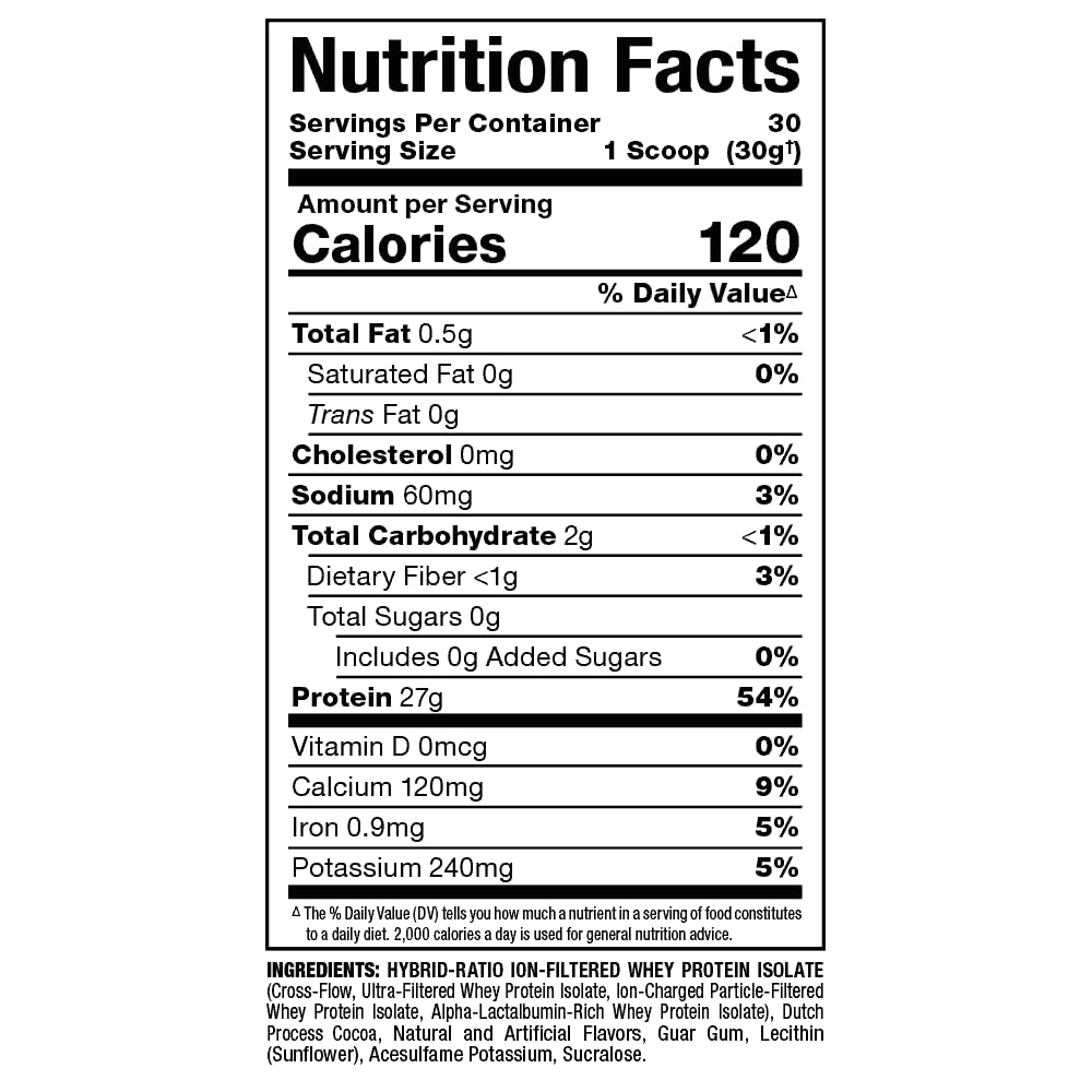 Flavors range from chocolate to unflavored in ALLMAX Isoflex.