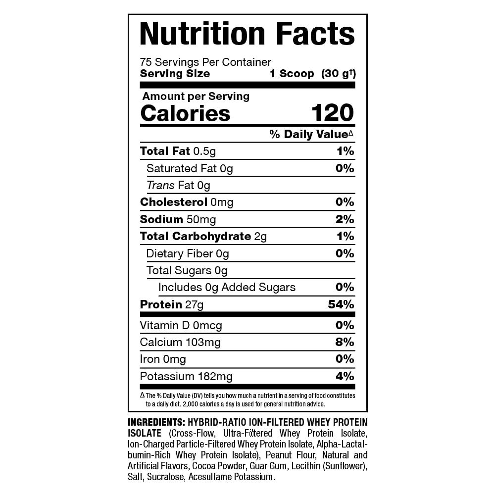 AllMAX ISOFLEX packaging front view highlighting flavor and tub size