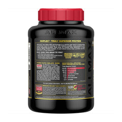ALLMAX ISOFLEX vanilla shaker bottle for quick shakes on the go.