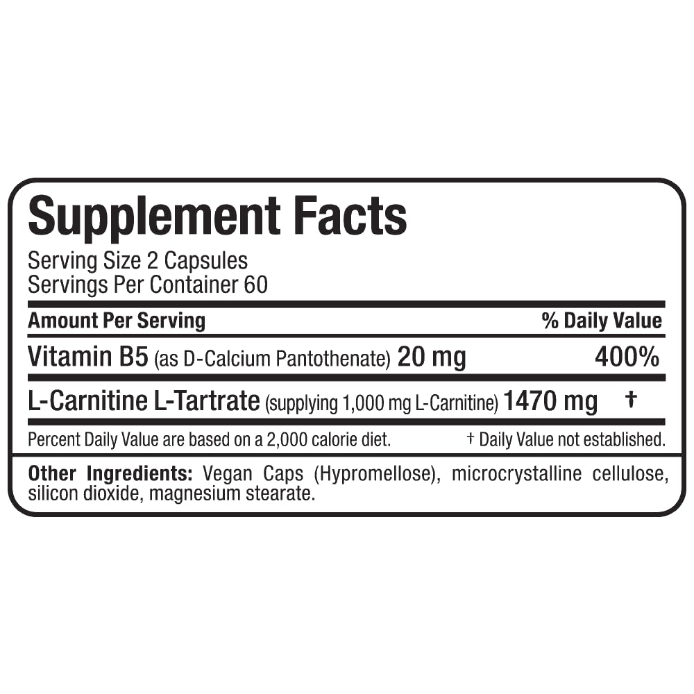 AllMax L-Carnitine Tartrate packaging with seal, emphasizing freshness.