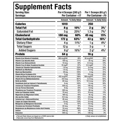 ALLMAX QUICKMASS Chocolate powder scoop highlights protein-dense serving.