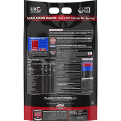 ALLMAX QUICKMASS Chocolate shake in glass post-workout lean mass option.