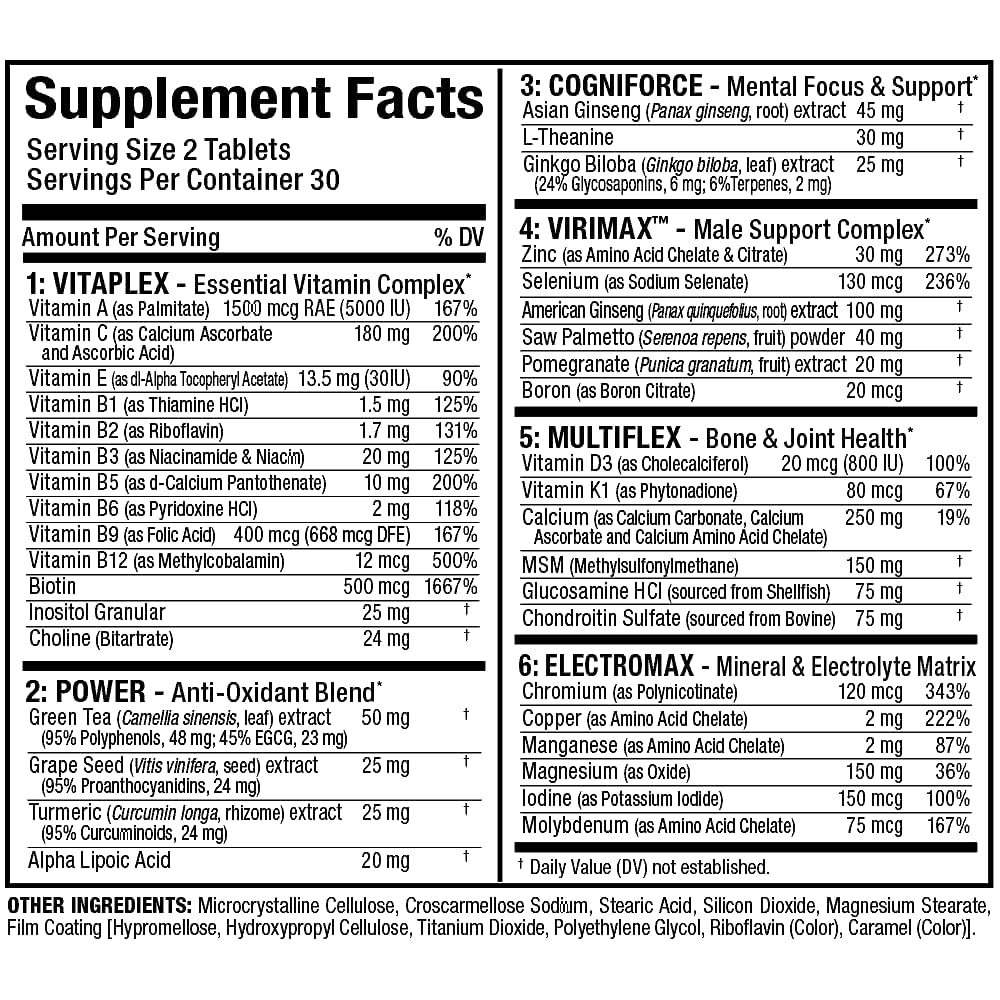 ALLMAX VitaForm cogniforce capsules for mental focus and mood support